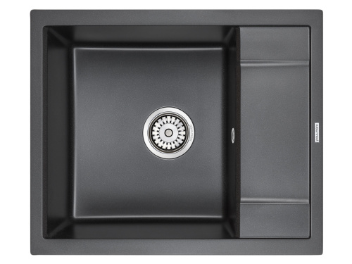 Кухонная мойка Paulmark FLUGEN 50-600 PM216050-BL 60х50 цвет черный